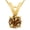 Yellow Gold, variant on 1/2 0.5 Carat Platinum Round Brown Diamond 4 Prong Solitaire Pendant Necklace (AAA Quality) W/ 16" Silver Chain