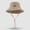 MZ2926 Khakis-Upgraded, variant on Frayed Raw Edge Bucket Hat with Chin Strap, Letter Metal Tag Women Summer Sun Hat-MZ2926 yellow upgrade