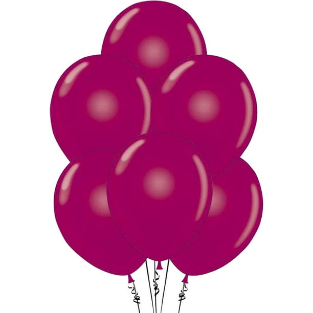 PMU Balloons 17 Inch PartyTex Crystal Burgundy Premium Helium Quality