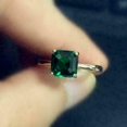 thumbnail image 4 of Certified Natural Green Emerald 925 Sterling Silver Handmade Ring Gift Free ship, 4 of 4