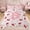 Pink B, variant on Erosebridal Princess Bow-tie Twin Comforter Sets for Kids Girls, Cartoon Initial H Letter Bedding Set, Pink Reversible, 2-Piece