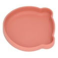 thumbnail image 2 of BOKYAN Silicone Bear‑Shaped Suction Plate, 6.5×7″, Soft & Safe, Self‑Feeding, Dishwasher & Microwave Safe, 0.5 lb, Baby Food Plate, 2 of 9