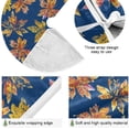 thumbnail image 2 of FMSHPON Watercolor Fall Leaves Xmas Christmas Tree Skirt Stand Mat for Holiday Party Decoration Indoor Outdoor 48 inches, 2 of 6