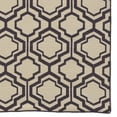 thumbnail image 4 of Linon Salonika Quatrefoil Reversible Woven Wool 5'x8' Rug in Purple, 4 of 4
