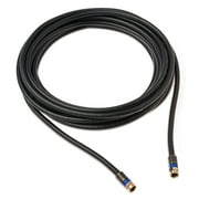 ONN. 25Feet Quad Shield Coaxial Cable, Black Color