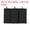 Black, variant on Outdoor Multipurpose Open Top Triple Pouch Abrasion Resistant Waterproof Mud Color