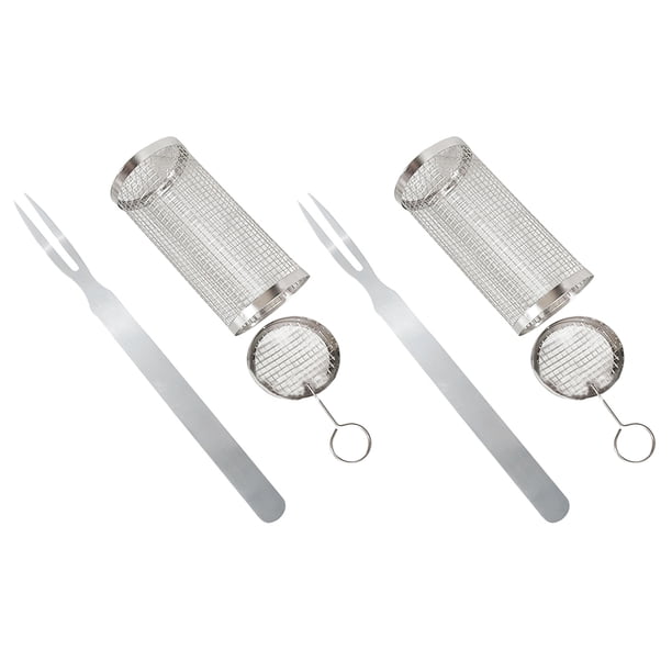 Cesta para parrilla de barbacoa, cesta portátil para parrilla, estante para barbacoa para Picnic, Camping, fiesta de hoguera