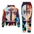 thumbnail image 6 of Demon Slayer Kids' Sweatshirt & Pants Set 2 Pcs Tracksuit Outfit Casual Pullover Hoodie Sweatpants for Daily & Travel 110CM, 6 of 8