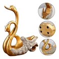thumbnail image 4 of Swan Wine Rack Wine Rest Statue Swan Statue Wine Holder Tabletop Wine Rack Wine Display Rack Gold Wine Rack, 4 of 5