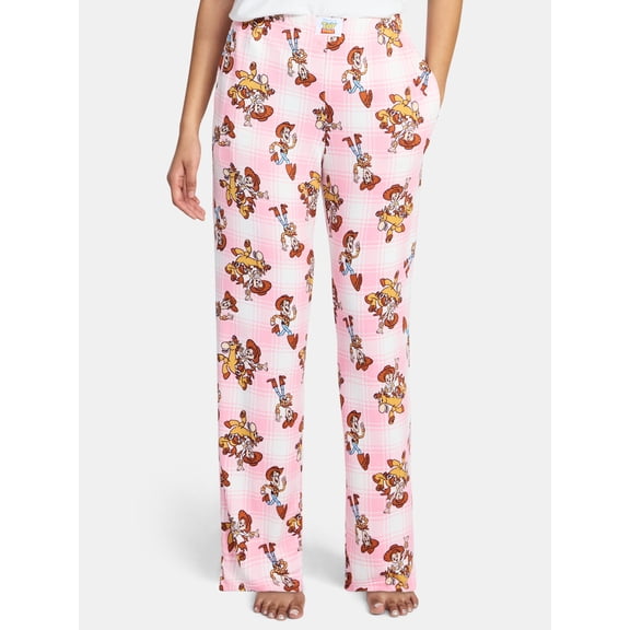 Toy Story Women's Jesse and Bullseye Hacci Knit Wide Leg Sleep Pants, Sizes XS-3X