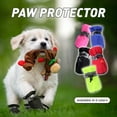 thumbnail image 7 of Waterproof Dog Shoes for Small Dogs, Puppy Booties with Reflective Straps, Anti-Slip Dogs Boots for Hot Pavement Boots, Dog Paw Protector Shoes for Indoor Hardfloors and Snowy Day (Black, 4), 7 of 7