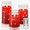 Red, variant on Homemory Flickering Flameless Candles with String Lights, Battery Operated Candles, Embedded String Lights LED Candles, Unbreakable Plexiglass Candles with Remote, Set of 3, Red