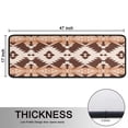 thumbnail image 5 of Kitchen Rugs Sets Of 2,Brown Geometric Boho Pattern Anti Fatigue Kitchen Mat Rugs Non Slip Washable,Decorative Kitchen Floor Mats for Kitchen,Sink,Laundry,17"x47"+17"x47", 5 of 5