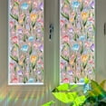 thumbnail image 4 of Stained Glass Window Film,Static Cling Window Privacy Film Decorative UV Sun Blocking Non-Adhesive Glass Window Covering for Home Bathroom, 15.6"x39.4", 4 of 7