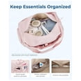 thumbnail image 2 of Weekend Travel Duffel Bags,Large Capacity Women's Gym Bag,for Yoga, gym, travel, weekend getaway, Pink, 2 of 5
