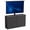 Black, variant on VIVO Walnut Cabinet with Motorized TV Stand, Fits 32" to 55" Screens