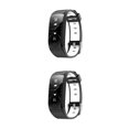 thumbnail image 3 of Kearding Reloj inteligente para hombre 2021, inteligente de seguimiento de actividad física, monitorización de cardíaco IP68, de Negro 2piezas, 3 of 6