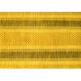 thumbnail image 1 of Ahgly Company Indoor Rectangle Abstract Yellow Modern Area Rugs, 4' x 6', 1 of 4