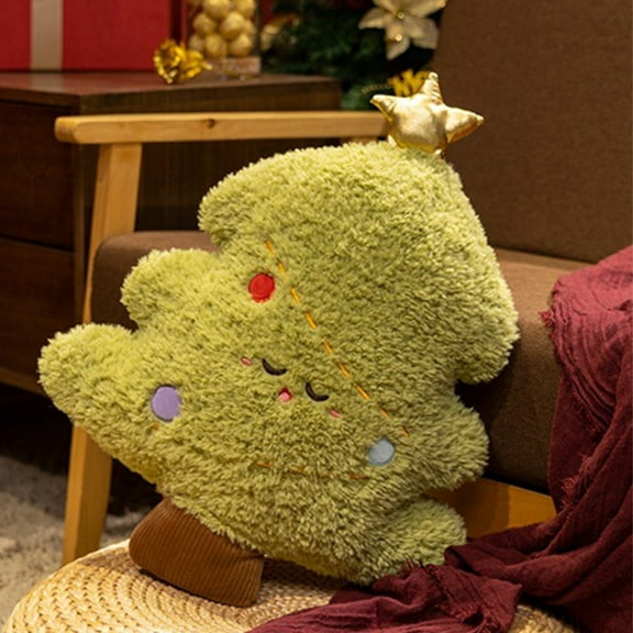 Suncoda Christmas Throw Pillows, Cute Plush Toys Pillow - Christmas Decorations Dolls, Throw Pillows for Couch Xmas Tree Holiday Wedding Party, Christmas Gifts