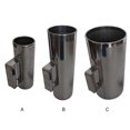 thumbnail image 4 of fastboy Silver Stainless Steel Percussion Guiro Instrument Anti-slip Widely Applicable Human Body type 3, 4 of 6