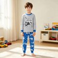 thumbnail image 2 of FEDPOP Kids Gaming Graphic Pajamas Toddler Boys 2-Piece Long Sleeve Cotton Sleepwear Set Size 6T, 2 of 7