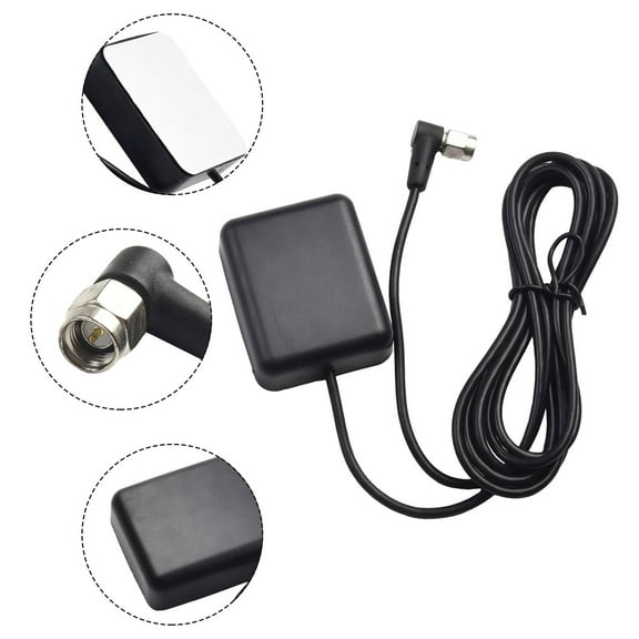 Gps Antenna Sma Male Plug Active Aerial Extension Cable for Navigation Head Unit