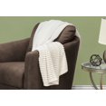 thumbnail image 3 of Monarch Specialties Inc Monarch Specialties Ultra Soft Ribbed Throw, 3 of 3