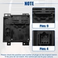 thumbnail image 4 of Reemplazo de interruptor de faro Unique Bargains para Chevrolet Blazer 1998-2003 y S10 1998-2002 negro, 4 of 8