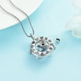 thumbnail image 5 of Crystal Circle of Life Eternity Memorial Urn Necklace for Ashes Hummingbird / Red Cardinal Cremation Keepsake Human Pet Memorial Jewelry for Women Men, 5 of 7