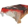 thumbnail image 4 of BZSMCE Square Tablecloth Elephant Running Pattern Tableclothes, 4 of 9