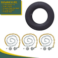 thumbnail image 4 of Eastern Jungle Gym 3 Chain Rubber Tire Swing with Adjustable Coated Chains, 4 of 7