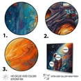 thumbnail image 3 of Designart "Astronaut With A View Of The Galaxy" Space Wall Decor, 3 of 5