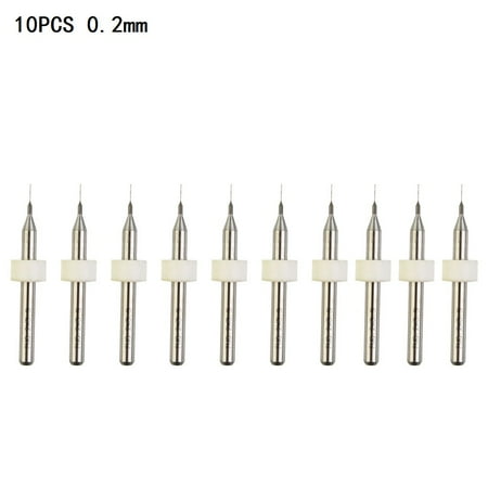 

Goodhd 10Pcs Circuit Board PcB Drill Bits Kit Carbide Tungsten Steel Drill Bit Set
