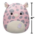 thumbnail image 2 of Squishmallows 8” Aquitaine the Pink Pig with Grey Spots - Ultra Soft Easter Plush Toy, 2 of 7
