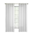 thumbnail image 2 of Rhythm Lined Grommet Curtain Panel 54" x 108" in White, 2 of 7