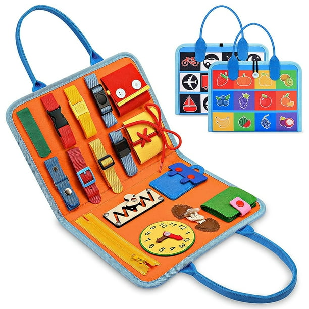 Duety Toddler Busy Boardpreschool Montessori Toys For Develop Basic