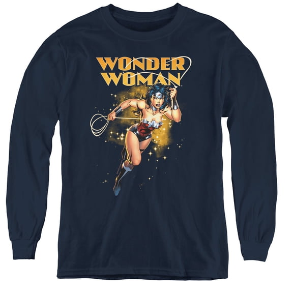 Jla - Star Lasso - Youth Long Sleeve Shirt - Medium