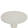 thumbnail image 4 of Roundhill Furniture Caesar Traditional Round Pedestal End Table, White, 4 of 8
