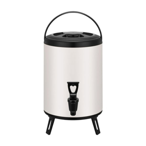 Abbracc Hot and Cold Beverage Dispenser Milk Pail 304 Stainless Steel