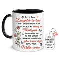 thumbnail image 1 of Taza de cerámica Hyturtle de 11 oz para nuera con llavero, 1 of 7