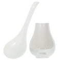 thumbnail image 4 of Miangastore 1 Set Ceramic Large Soup Spoon Ceramic Rice Spoon Porridge Spoon With Spoon Rest, 4 of 9