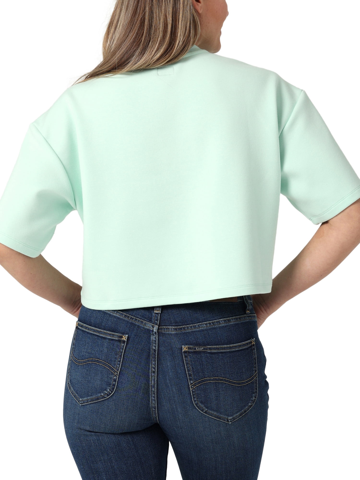 LEE■Women Pique Collar Crop T-shirt■送料込 Lee® Women's Cropped Tee - Walmart.com