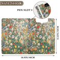 thumbnail image 3 of FORMRS A4 Clipboard Folder with Pen Holder Horizontal Foldable School Office Binder, Beige Floral Garden, 3 of 9