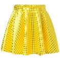 thumbnail image 4 of BOBOGOJP Girls Sequin Skirt Sparkly Toddler Kids Mini Glitter Skirt Elastic Waist Party Pencil Skirt Gold for Size 10-11 Years, 4 of 4