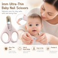 thumbnail image 6 of Baby Nail Scissors, Rounded Tip Safety Clippers for Infants, Ergonomic Handle for Newborn Grooming,1 Pcs, 6 of 7