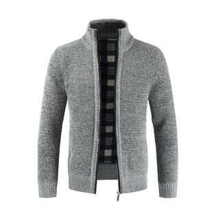 mens black zipper cardigan