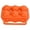 Orange, variant on YOUTHINK Plastic Eggs Protective Box,6 Eggs Container,Portable Eggs Storage Carrier Case ABS 6 Grid Egg Box for Outdoor Indoor Egg Storage