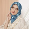 thumbnail image 2 of GZWYHT Silk Scarf,Scarves for Women Lightweight Muslim Cashew Printing Scarf Vintage Bandanas Hair Scarfs For Islam Women Folk-Custom Scarf Neckerchief Wrap Shawl Travel Neck Wrap Head Scarf I, 2 of 4