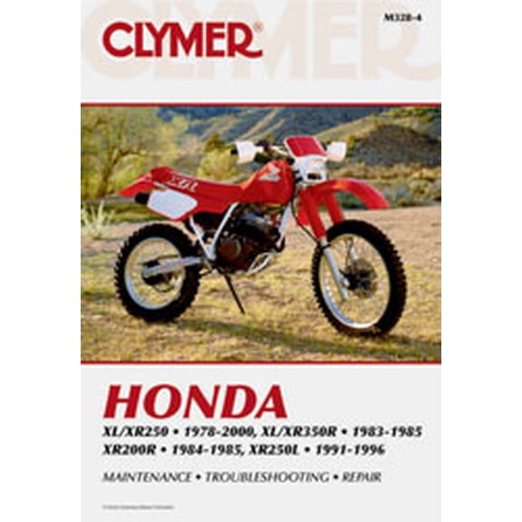 Clymer Repair/Service Manual '78-00 XL/XR250/'83-85 XL/XR350R (M328-4)