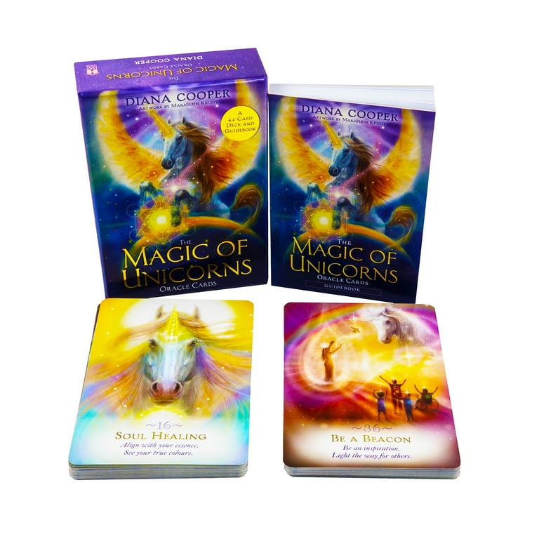 Diana Cooper, Oracle Cards, The Magic of Unicorns, 44-Card Deck